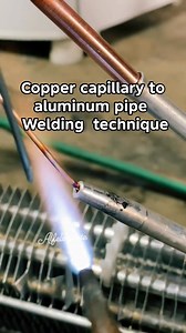 Aluminum copper welding #everyone #HVACtech #fblifestyle #refrigerationtech | Alfe Logente