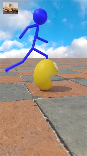 HELP Pacman and friend remember the life saving numbers🫲6 7🫱 #friendship #pacman #stickman #domino