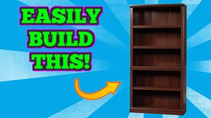 Watch Let's Build This Sauder 5 Shelf Bookcase! on Amazon Live
