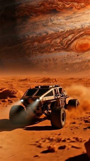 Planetary Rover’s Epic Journey Toward Jupiter – A Stunning View from an Alien World #jupiter
