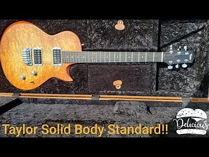 Taylor, Solid Body Standard Electric guitar demo