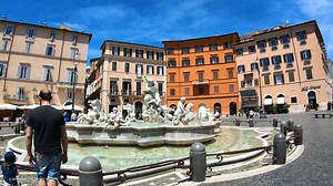 Piazza Navona fountain in Rome