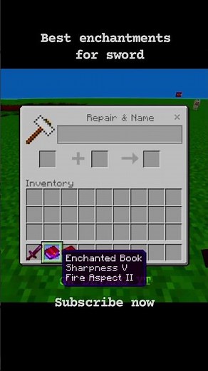 Best Sword Enchantments in Minecraft ⚔️ #minecraft
