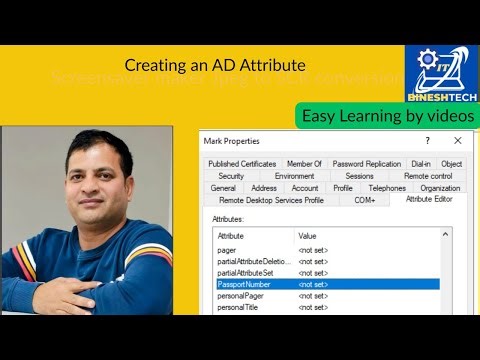 Creating an AD Attribute