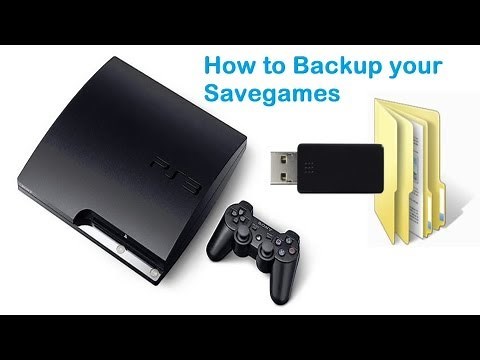 How to Back Up PS3 Game Saves and trophies [HD]