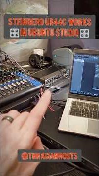 🎙️Steinberg UR44C Works on Ubuntu Studio-No Drivers Needed!💻 #musicproducer #ubuntustudio #recording