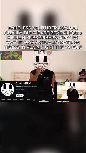 ChainFR Face Reveal Shocked Everyone! 😭 #chainfr #facereveal #shorts