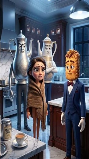 Chai ❤️ Biscuit Love Story | Cute Food Love Story Animation