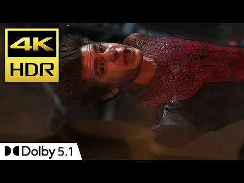 The Amazing Spider-Man (2012) - Bridge Rescue Scene [4K HDR - Dolby 5.1]