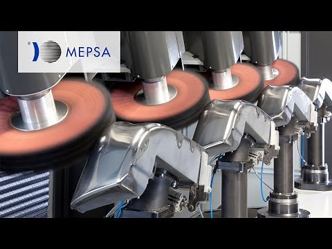 Universal CNC polishing machine to polish automotive parts - MEPSA PULIPROM NC45 V2.0