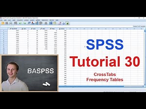 SPSS #30 Crosstabs