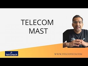 Telecom Mast - Part of Telecom Basics Course (link in description)