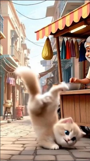 Funny cat dancing moves🐱 | AI Animated Story of a cat. #pets #funnycat #cute #cat