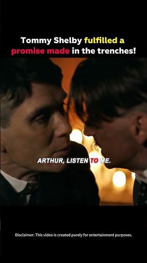 Tommy Shelby fulfilled a promise made in the trenches! #peakyblinders