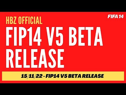 LIVE - FIP14 v5 BETA RELEASE - FIFA 23 SEASON 22/23 INSTALL FOR FIFA 14
