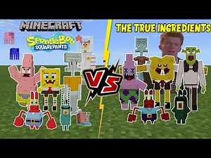Minecraft x SpongeBob VS The True Ingredients [SPONGEBOB HORROR]