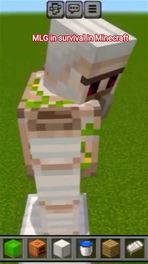 MLG gameplay 😱 #minecraft #gaming