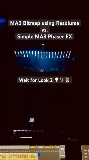 Handling some Pixels in MA3… #ma3 #lightworker #grandma3 #bitmap #resolume #fohengineer #lights