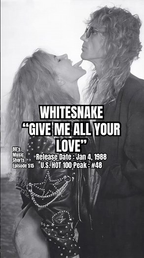 Whitesnake “Give Me All Your Love” #80s #80smusic #whitesnake #davidcoverdale