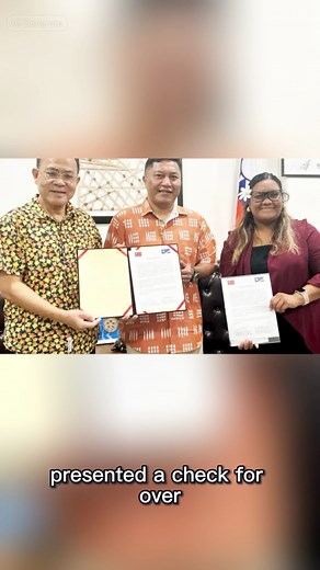 Taiwan backs RMI project. Taiwan has once again strengthened its partnership with the Marshall Islands. On November 12, Taiwan Chargé d’Affaires Hank C.C. Liu presented a check of $7,819,658 to Foreign Minister Kalani Kaneko and Acting Secretary of Finance Sana Anien. This financial support is part of the 2025 Capital Projects Assistance Program, helping fund national development, infrastructure, and long-term improvements for the Marshall Islands. Stronger partnerships, stronger future for our 