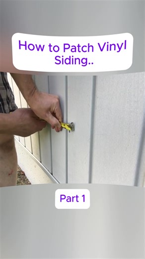 How to Patch Vinyl Siding#diy #tips #easy #build