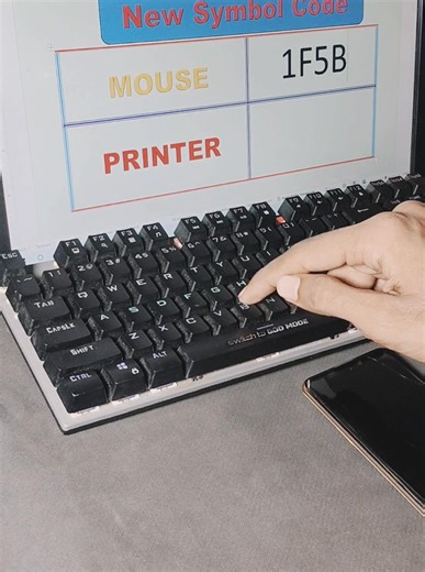 Mousé And Printer Symbol Tricks #word #computer #symbol | NECI Computer Institute