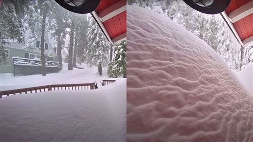 WATCH: Timelapse Of Huge Blizzard In San Bernardino Mountains