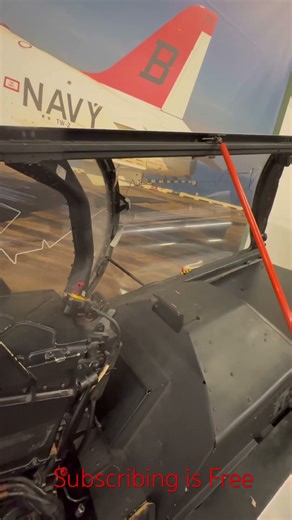 T45 Military Plane Cockpit! #avgeekoftheweek #militaryaircraft #ejectionseat #aviationhistory