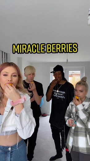 Trying miracle berries part 3! W/ @magda.mysz @starhcity // YouTube: Connor and Liana
