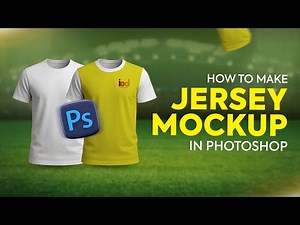 How to Make a Realistic Jersey Mockup in Photoshop l Step-by-Step Tutorial #design #photoshop #yt