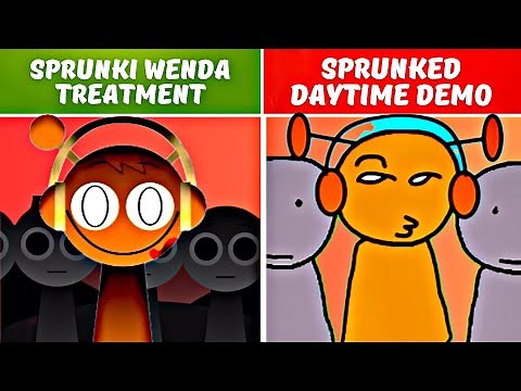 Sprunked Daytime Demo & SPRUNKi Wenda Treatment — Full Gameplay Showcase #sprunki
