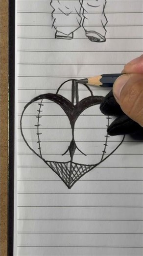 Drawing to do on the cover of a notebook.