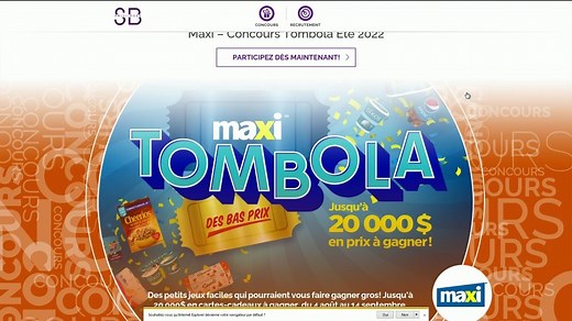 CONCOURS | Cet été, Maxi gâte ses clients en leur offrant la chance de gagner jusqu'à 20,000$ en cartes-cadeaux d'épicerie avec LA MAXI TOMBOLA! Chaque 10 jours, du jeudi 4 août au mercredi 14 septembre 2022, un nouveau jeu sera rendu disponible sur le site. Revenez souvent sur le site, car jusqu'à 5 participations par jour par personne sont autorisées! 🛒 Pour plus d'informations : www.salutbonjour.ca/2022/08/04/la-maxi-tombola?utm_source=facebook&utm_campaign=IS_Quebecor_Integration_Amplificat