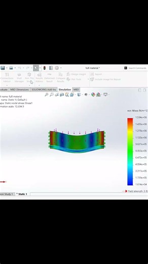 Do holes always make a structure weaker? #fea #materialsengineering #windows #coding #mechanical