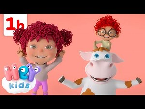 Lola the cow 🐮 | Animal Songs for Kids | HeyKids Nursery Rhymes