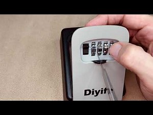 Open key safe/key box without code/open lock/open door lock without code/lock