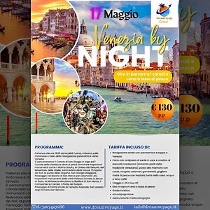 ✨Un'indimenticabile serata tra le luci di Venezia, navigando tra i suoi canali e gustando una deliziosa cena a base di pesce. 🌙⛵🍷 📅 Posti limitati! Prenota ora e vivi un’esperienza unica! 🔥 💥LA NOSTRA SUPPER OFFERTA PER L'ESTATE! ⛱Offerta valida fino al 20 marzo! Prenota ora e assicurati la tua vacanza estiva! Non perdere questa occasione!☀️ #cattolica #viaggiodigruppo #offerte #offertespeciali #agenziaviaggi #DreamVoyage #VeneziaByNight #CenaInBarca #EsperienzaUnica #magiadivenezia www.dre