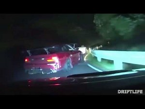 Drifting Compilation in Japan - Midnight Mountain Rides *No Music* (RX7, S14, 200SX and More)