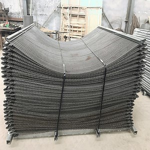[Hot Item] Heavy Duty Sand Gravel Crusher Hooked Vibrating Sieve Screen Mesh Stainless Steel Crimped Wire Mesh Screen