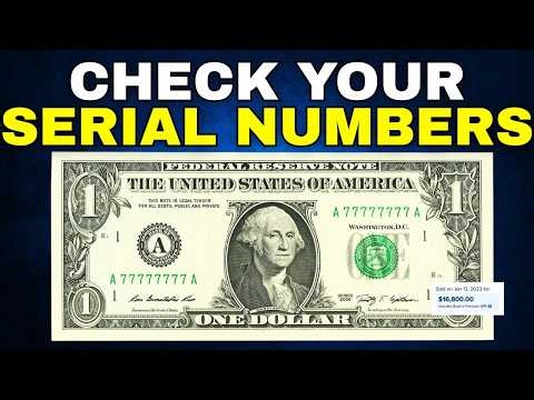 The Serial Number that makes your $1 Bill worth $16,800.00