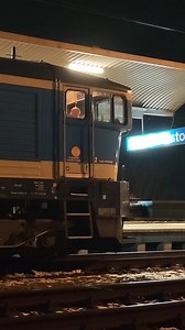 Classic diesel sound and lights during evening station operations. | Railway Retro