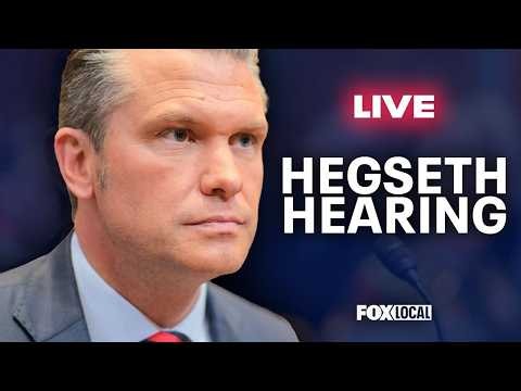 LIVE: Sec. Hegseth faces questions from Congress over Iran War