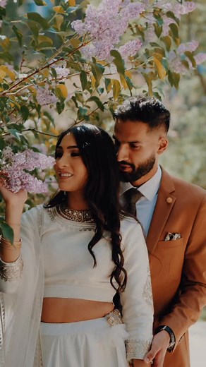 The moment he saw her, everything softened. A reception filled with grace, style, and the sweetest connection ✨ @pavangrewal @akhabra Captured by: @rsweddingstudios Makeup: @makeupbyvamirah Hair: @beautybyaminanaj Outfit (Bride): @poojasboutique Henna @rubyshennastudio Jewelry: @vjjewellers.ca | RS Wedding Studios