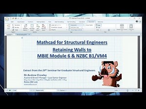 Mathcad for Structural Engineers: Combined Retaining Wall & Boundary Wall