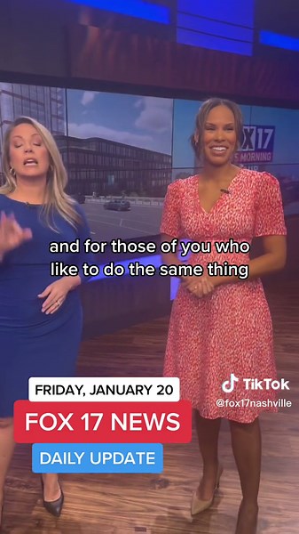 FOX 17 News anchors Erika Glover Jennifer Waddell give your our Daily Insta Update 👉 #localnews #anchors #nashville #bna #mjddletennessee #friday #january20