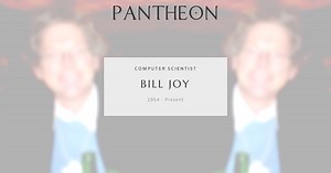 Bill Joy Biography | Pantheon