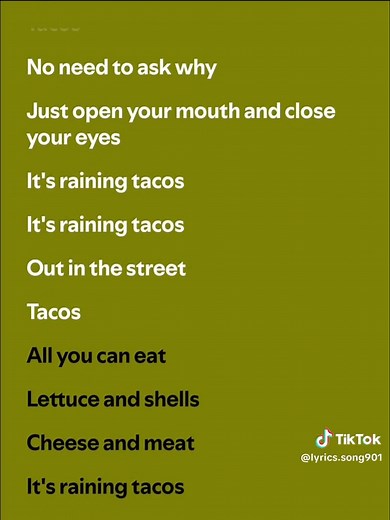 It's Raining Tacos! The Fun Taco Tuesday Song