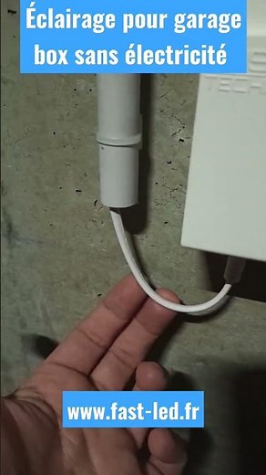 Éclairage pour garage box cave sans électricité - lumière sans fil - Kit Fast Power: LA solution !