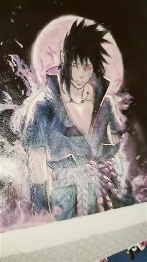 Drawing of Sasuke Uchiha #art #anime