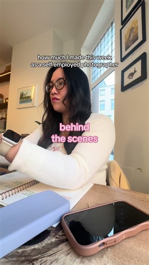 Weekly Earnings Breakdown for a Self-Employed Photographer